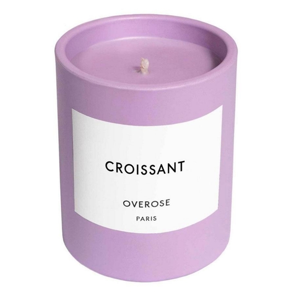 OVEROSE CROISSANT Candle NIB - Picture 2 of 2